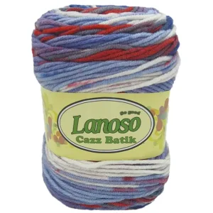 Lanoso Cazz Batik El Örgü İpliği 718