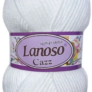 Lanoso Cazz Beyaz Örgü İpliği 955