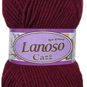 Lanoso Cazz Bordo Örgü İpliği 957