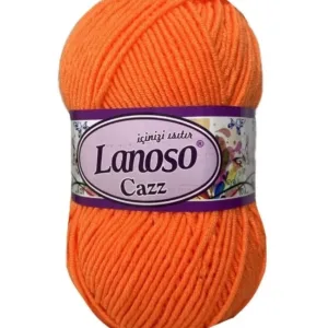 Lanoso Cazz Canlı Turuncu Örgü İpliği 934