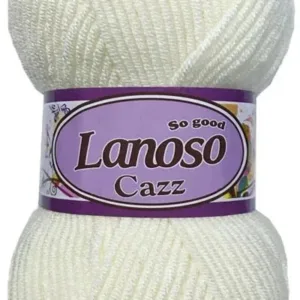 Lanoso Cazz Ekru Örgü İpliği 902