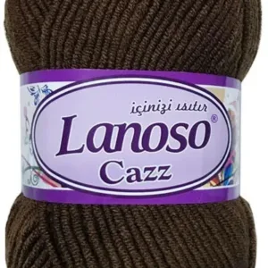 Lanoso Cazz Kahve Örgü İpliği 923