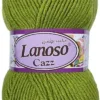 Lanoso Cazz Kına Yeşili Örgü İpliği 912