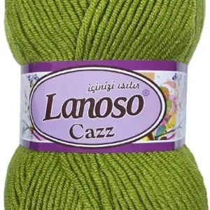 Lanoso Cazz Kına Yeşili Örgü İpliği 912