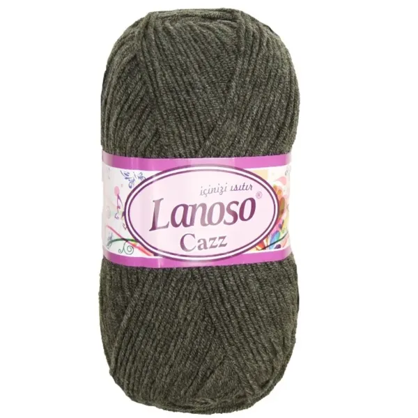 Lanoso Cazz Koyu Antrasit Örgü İpliği 963