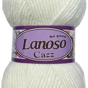 Lanoso Cazz Krem Örgü İpliği 901