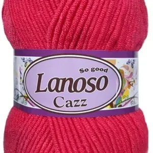 Lanoso Cazz Nar Çiçeği Örgü İpliği 938