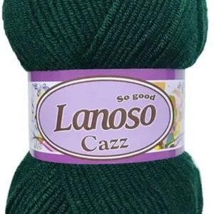 Lanoso Cazz Nefti Yeşil Örgü İpliği 930