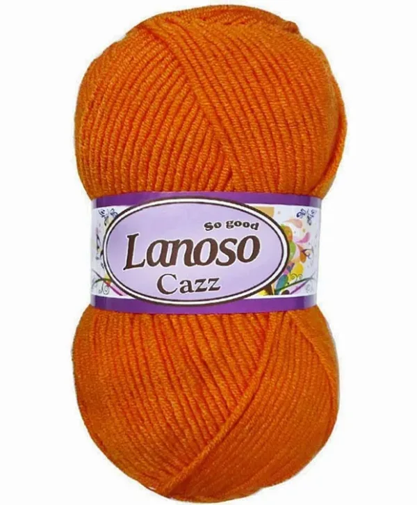 Lanoso Cazz Turuncu Örgü İpliği 936