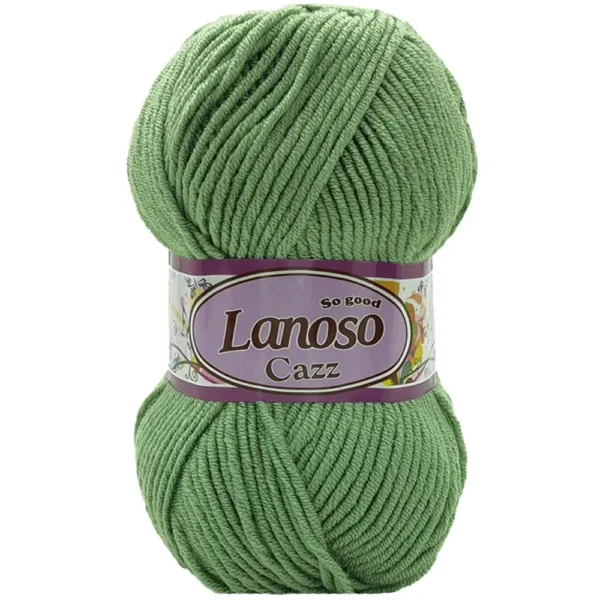 Lanoso Cazz Yeşil Örgü İpliği 927