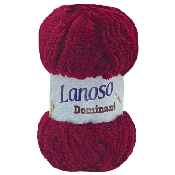 Lanoso Dominant Bordo El Örgü İpliği 957