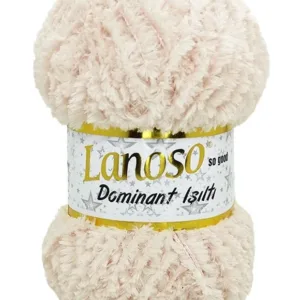 Lanoso Dominant Işıltı Açık Pembe Örgü İpliği 932