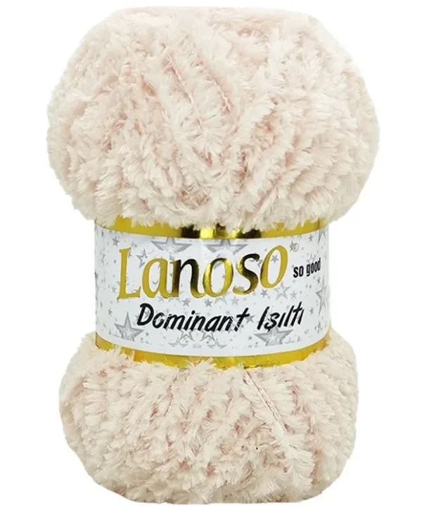 Lanoso Dominant Işıltı Açık Pembe Örgü İpliği 932