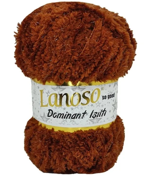 Lanoso Dominant Işıltı Kiremit Örgü İpliği 936