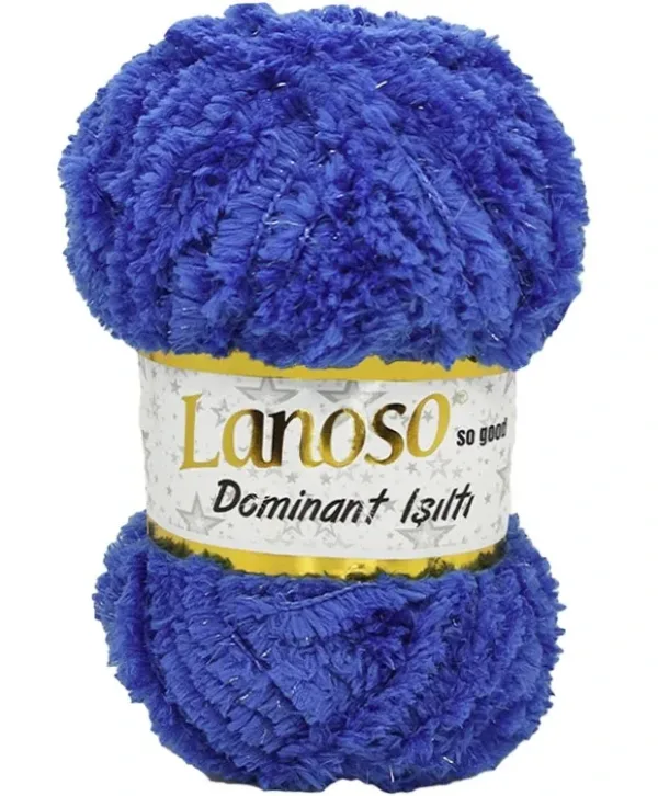 Lanoso Dominant Işıltı Kot Mavi Örgü İpliği 993