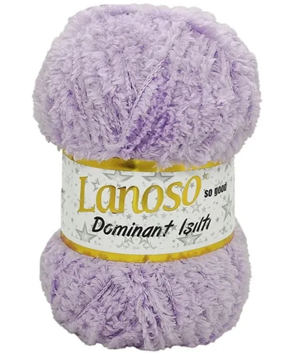 Lanoso Dominant Işıltı Lila Örgü İpliği 947