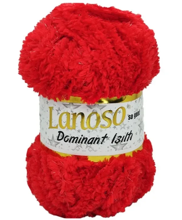 Lanoso Dominant Işıltı Nar Çiçeği Örgü İpliği 938
