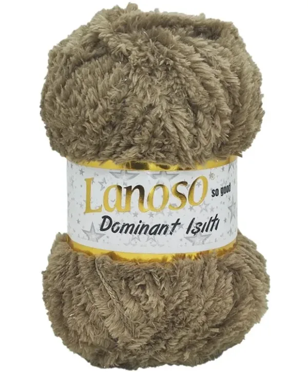 Lanoso Dominant Işıltı Toprak Rengi Örgü İpliği 909