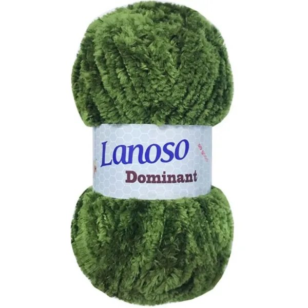 Lanoso Dominant Kına Yeşili El Örgü İpliği 912