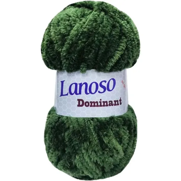 Lanoso Dominant Yeşil El Örgü İpliği 929