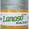 Lanoso Macrame Açık Gri PP Örgü İpliği