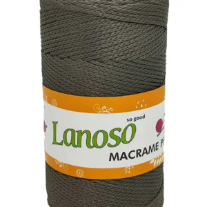 Lanoso Macrame Antrasit PP Örgü İpliği
