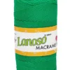 Lanoso Macrame Çimen Yeşili PP Örgü İpliği