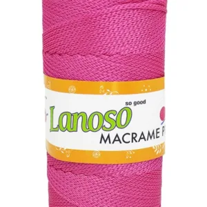 Lanoso Macrame Fuşya PP Örgü İpliği