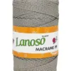 Lanoso Macrame Gri PP Örgü İpliği