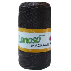 Lanoso Macrame Kahve PP Örgü İpliği