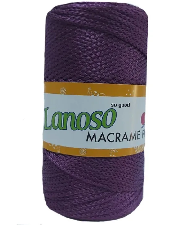 Lanoso Macrame Koyu Fuşya PP Örgü İpliği