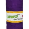 Lanoso Macrame Koyu Mor PP Örgü İpliği