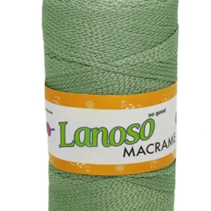 Lanoso Macrame Küf Yeşili PP Örgü İpliği
