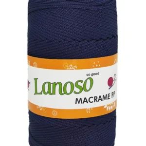 Lanoso Macrame Lacivert PP Örgü İpliği