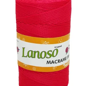 Lanoso Macrame Nar Çiçeği PP Örgü İpliği