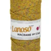 Lanoso Macrame PP Star Degrade Simli Örgü İpliği 1300