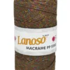 Lanoso Macrame PP Star Degrade Simli Örgü İpliği 2600