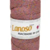 Lanoso Macrame PP Star Degrade Simli Örgü İpliği 2800