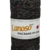 Lanoso Macrame PP Star Degrade Simli Örgü İpliği 6000