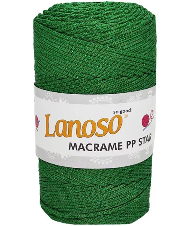 Lanoso Macrame PP Star Simli Örgü İpliği 2020