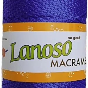 Lanoso Macrame Petrol Mavi PP Örgü İpliği
