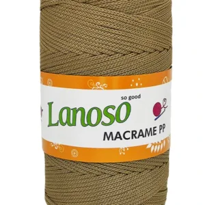 Lanoso Macrame Taş Rengi PP Örgü İpliği