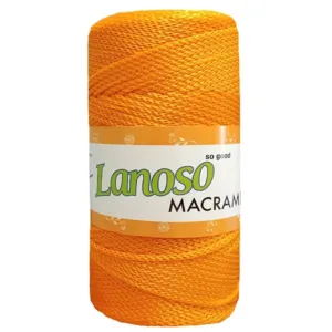 Lanoso Macrame Yumurta Sarısı PP Örgü İpliği