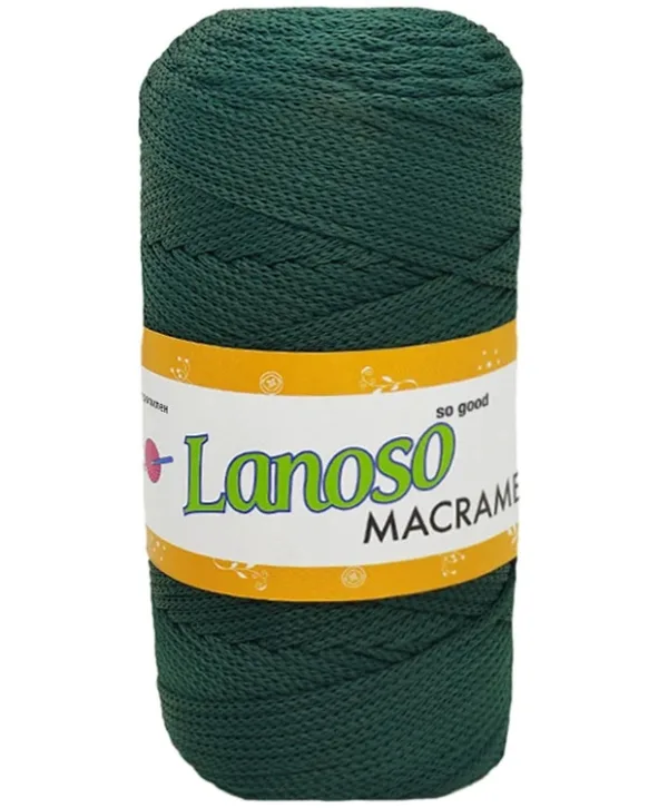 Lanoso Macrame Zümrüt PP Örgü İpliği