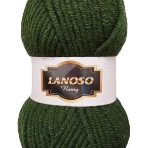 Lanoso Remy Asker Yeşili El Örgü İpliği 929