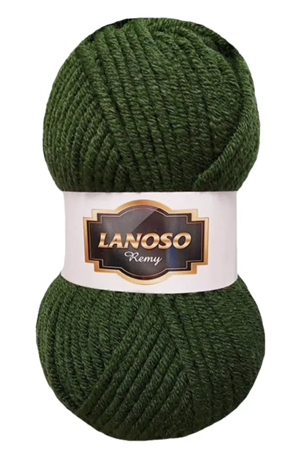 Lanoso Remy Asker Yeşili El Örgü İpliği 929