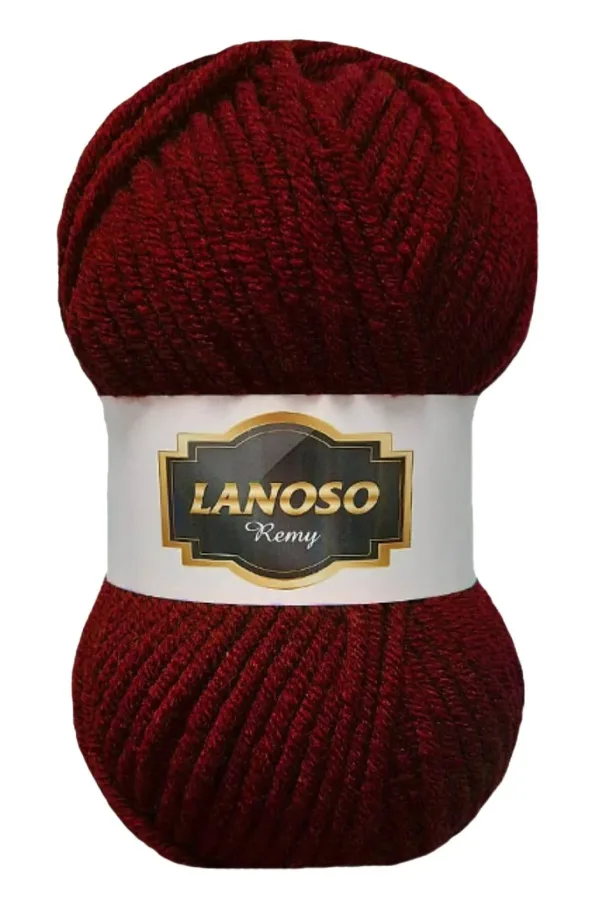 Lanoso Remy Bordo El Örgü İpliği 957