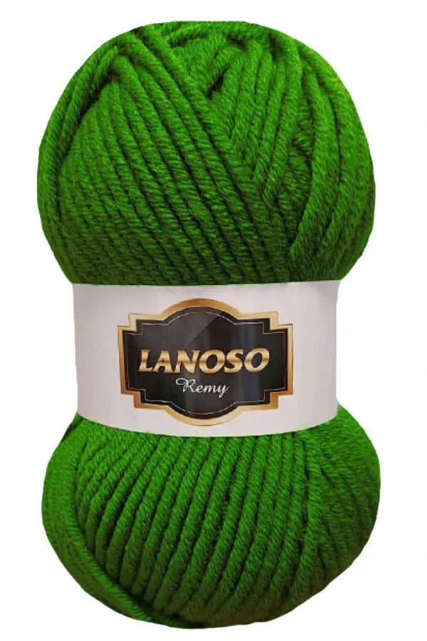 Lanoso Remy Çimen Yeşili El Örgü İpliği 935