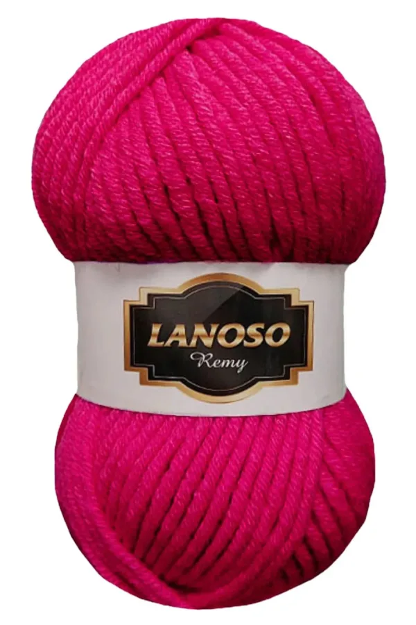 Lanoso Remy Fuşya El Örgü İpliği 948