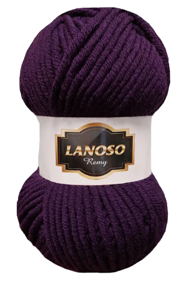 Lanoso Remy Patlıcan Mor El Örgü İpliği 959